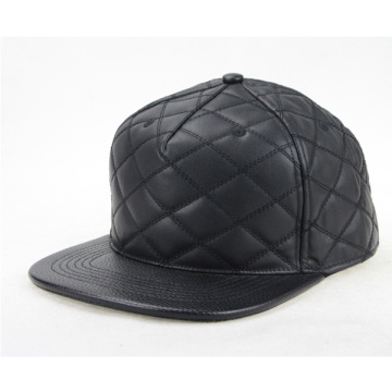 Personnalisez le chapeau de Snapback de chapeau de bord de simili cuir